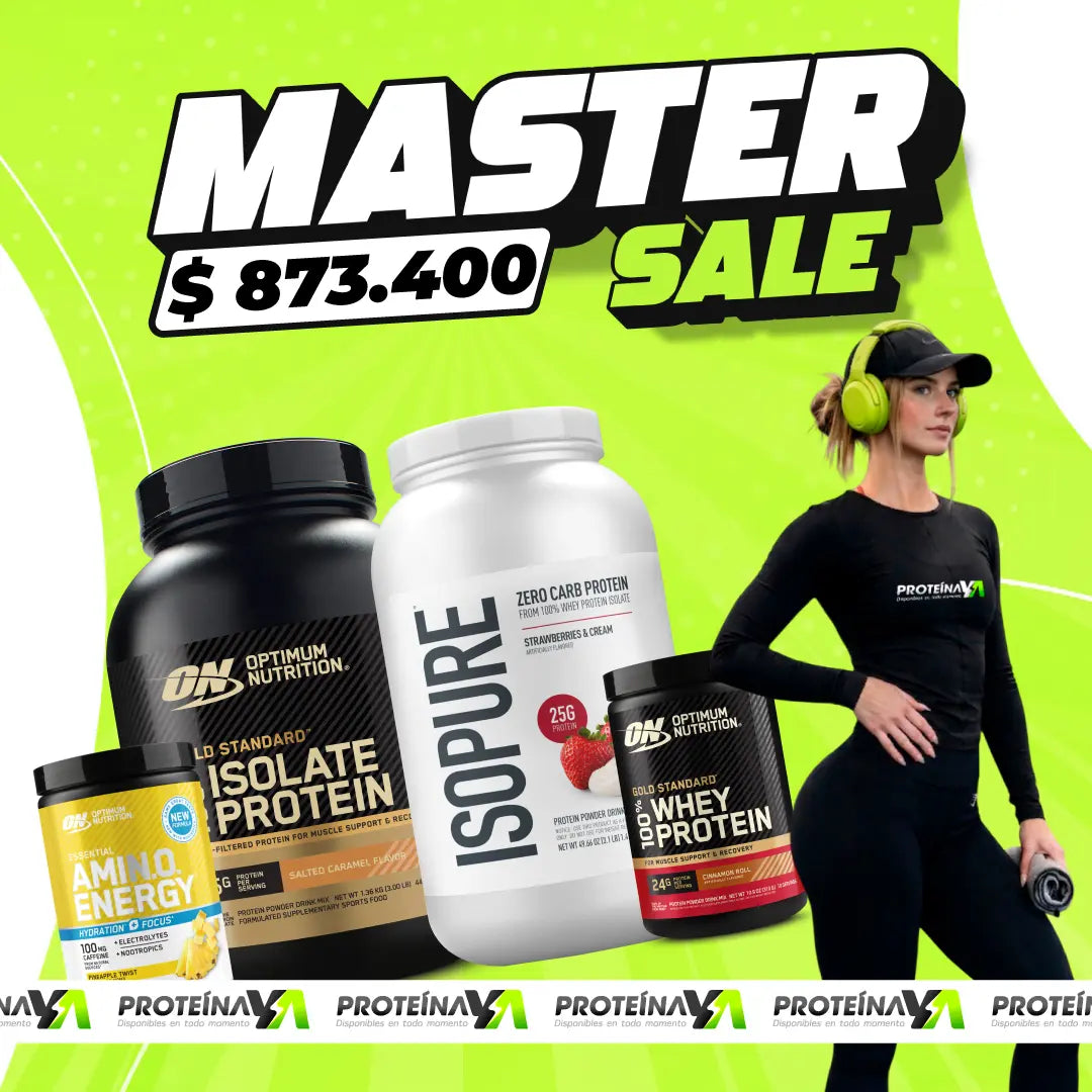 1 und Isolate 3 LB + 1 und Isopure 3 LB + 1 und Amino Energy Hydration 30 Serv (70% OFF) + 1 und Gold Standard 10 Serv (70% OFF)