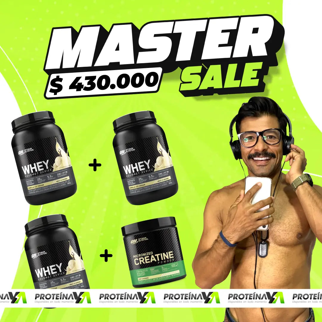 3 und Whey Gourmet 2 lb + Creatine ON 60 Serv