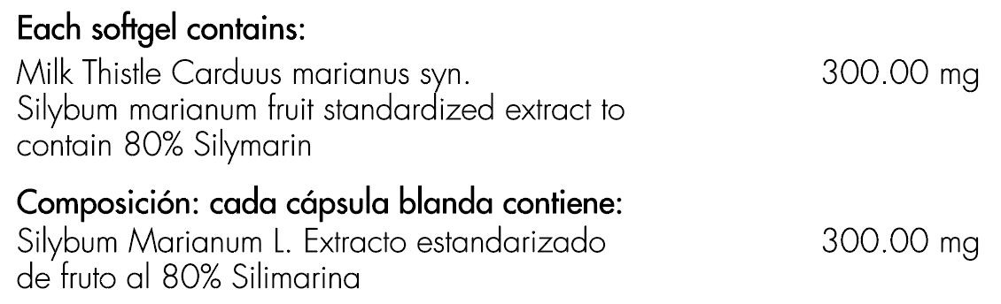 Milk Thistle Healthy America - Proteína YA