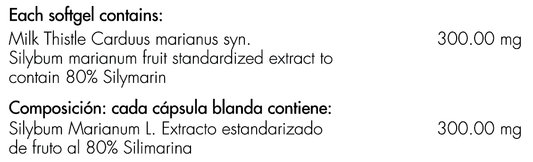 Milk Thistle Healthy America - Proteína YA