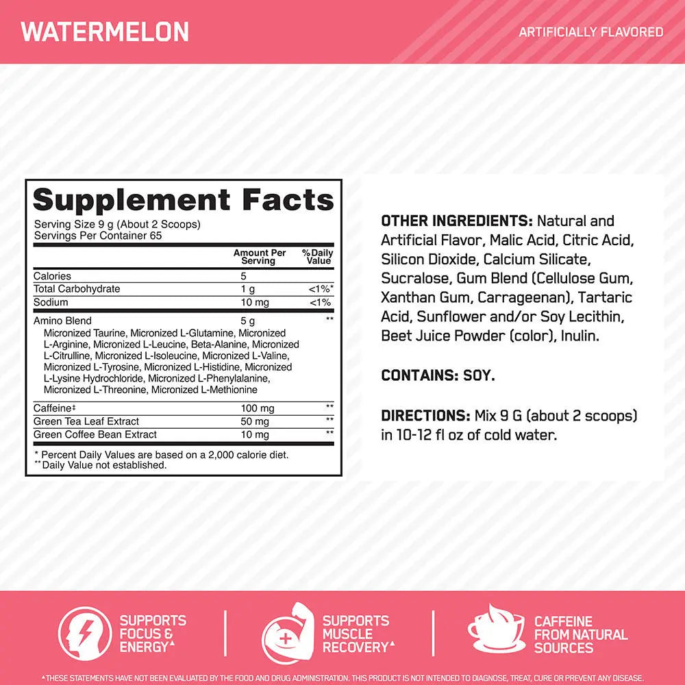 Amino Energy Optimum Nutrition