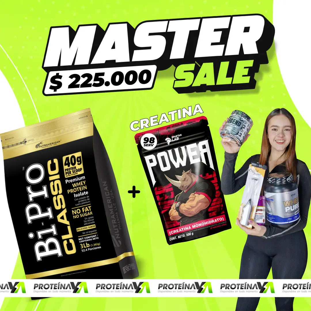 Bipro 3 lb + Creatina Power 500 g (gratis)