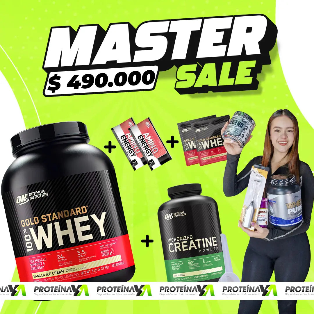 Gold Standard 5 LB + Creatine ON 120 Serv + Obsequios