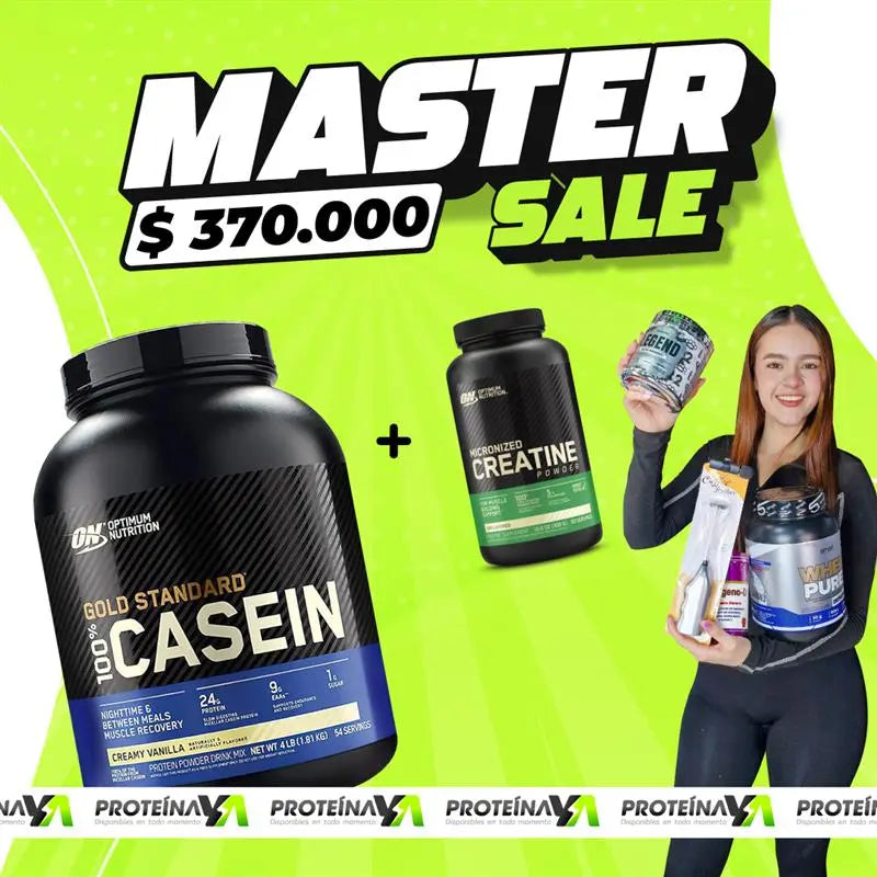 Gold Standard Casein 3.8 lb + Creatine ON 60 Serv