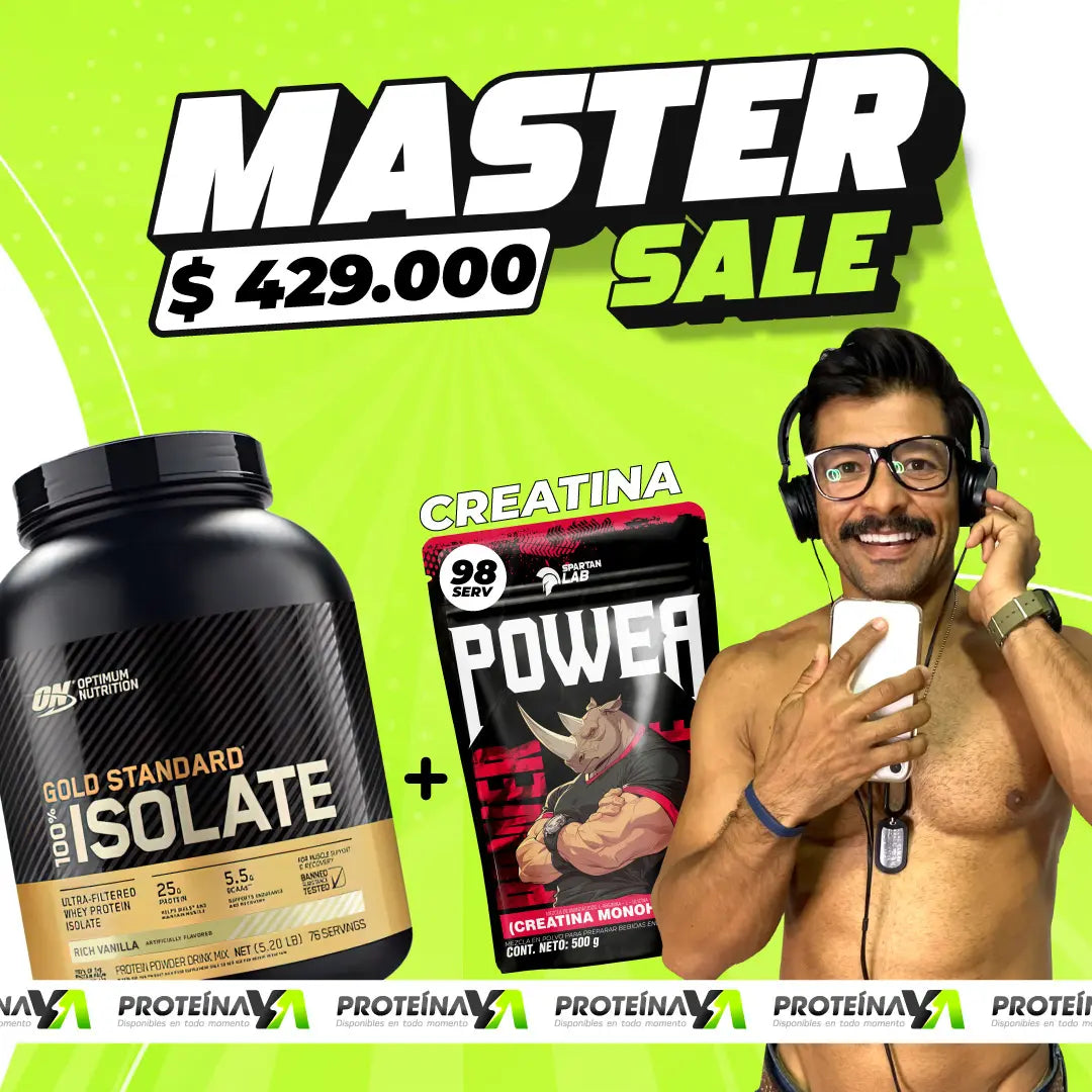 Gold Standard Isolate 5 LB + Creatine Power de 500 g