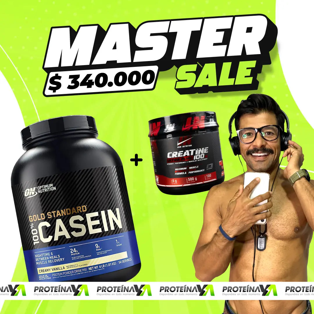 Gold Standard Casein 3.8 lb + Creatine Iron 500 g