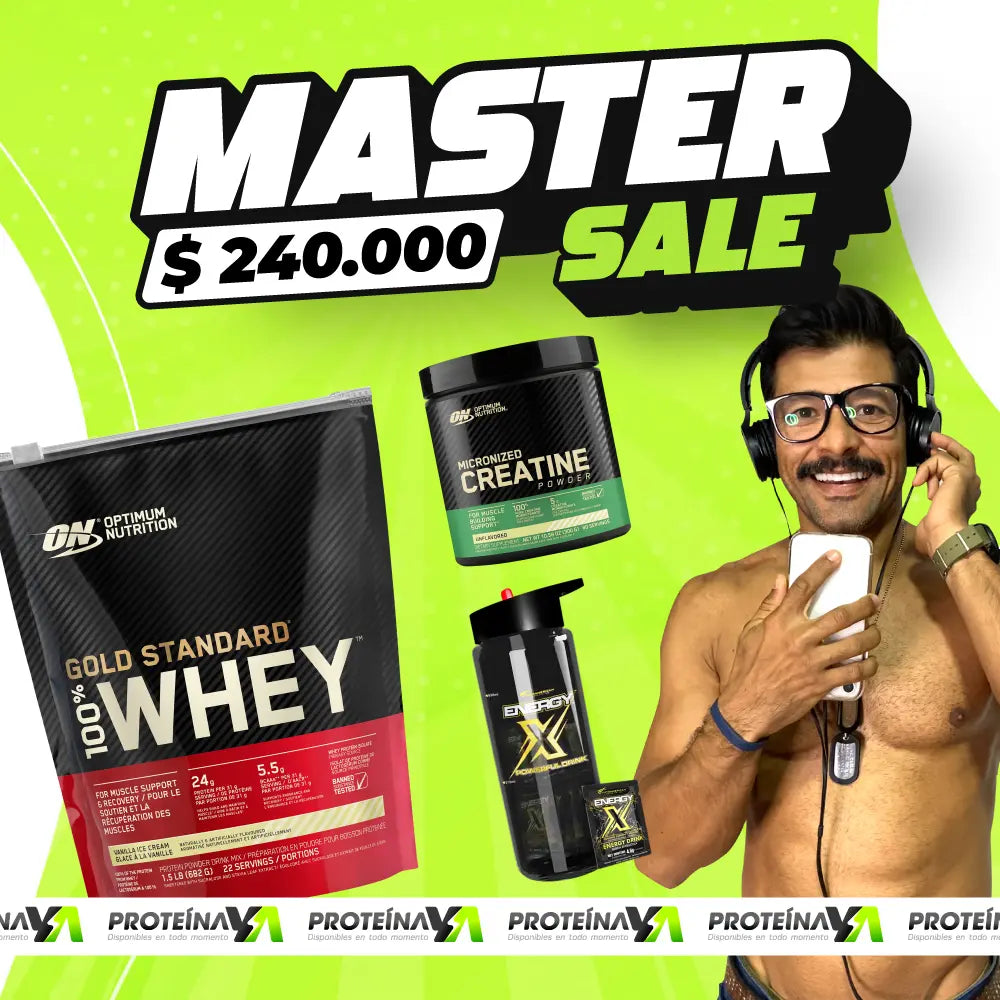 Gold Standard Whey 1.5 lb + Creatine ON 60 Serv + Energy X 25 sobres