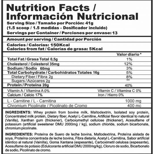Mega Lite Zero Megaplex - Proteína YA