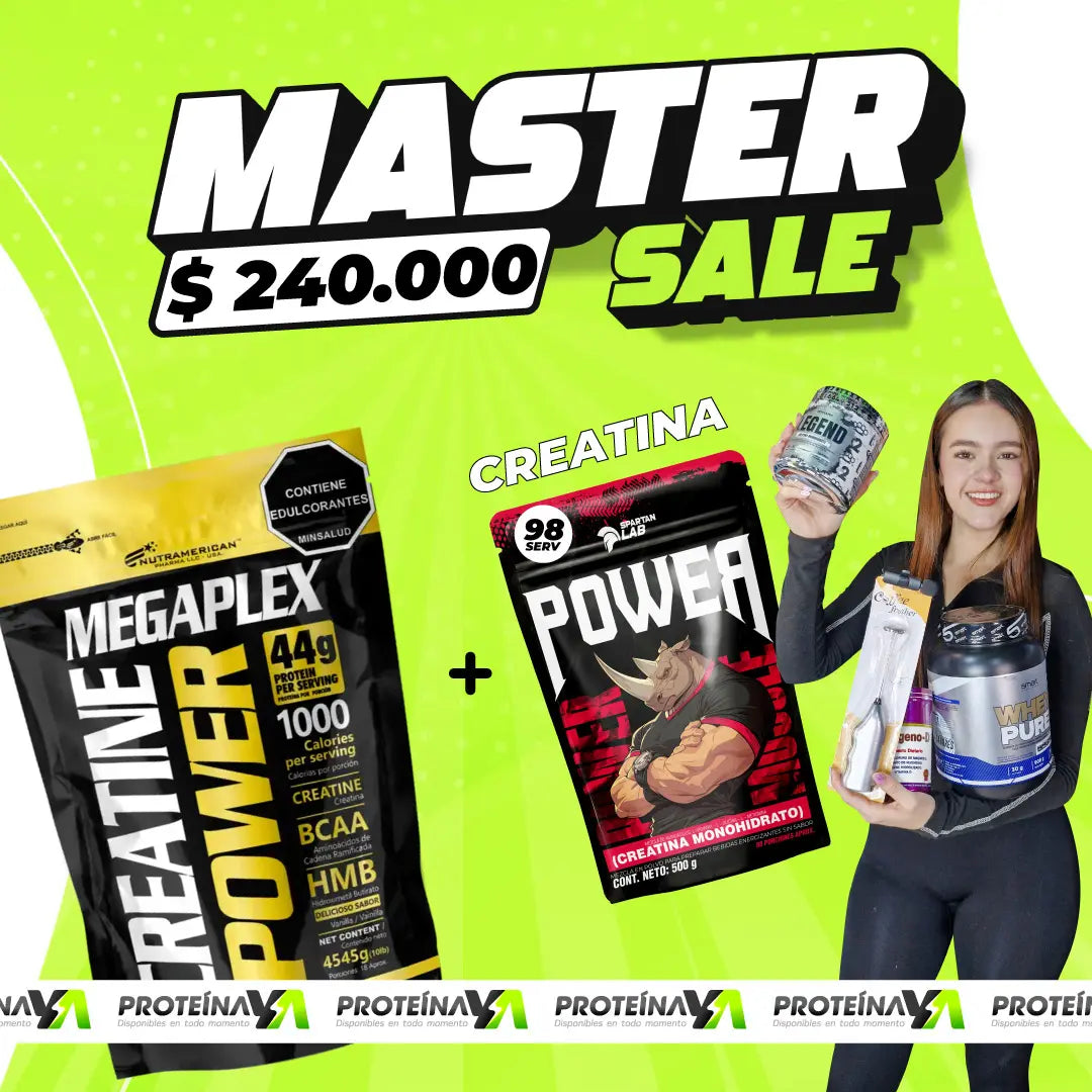 Megaplex 10 lb + Creatina Power 500 g (gratis)