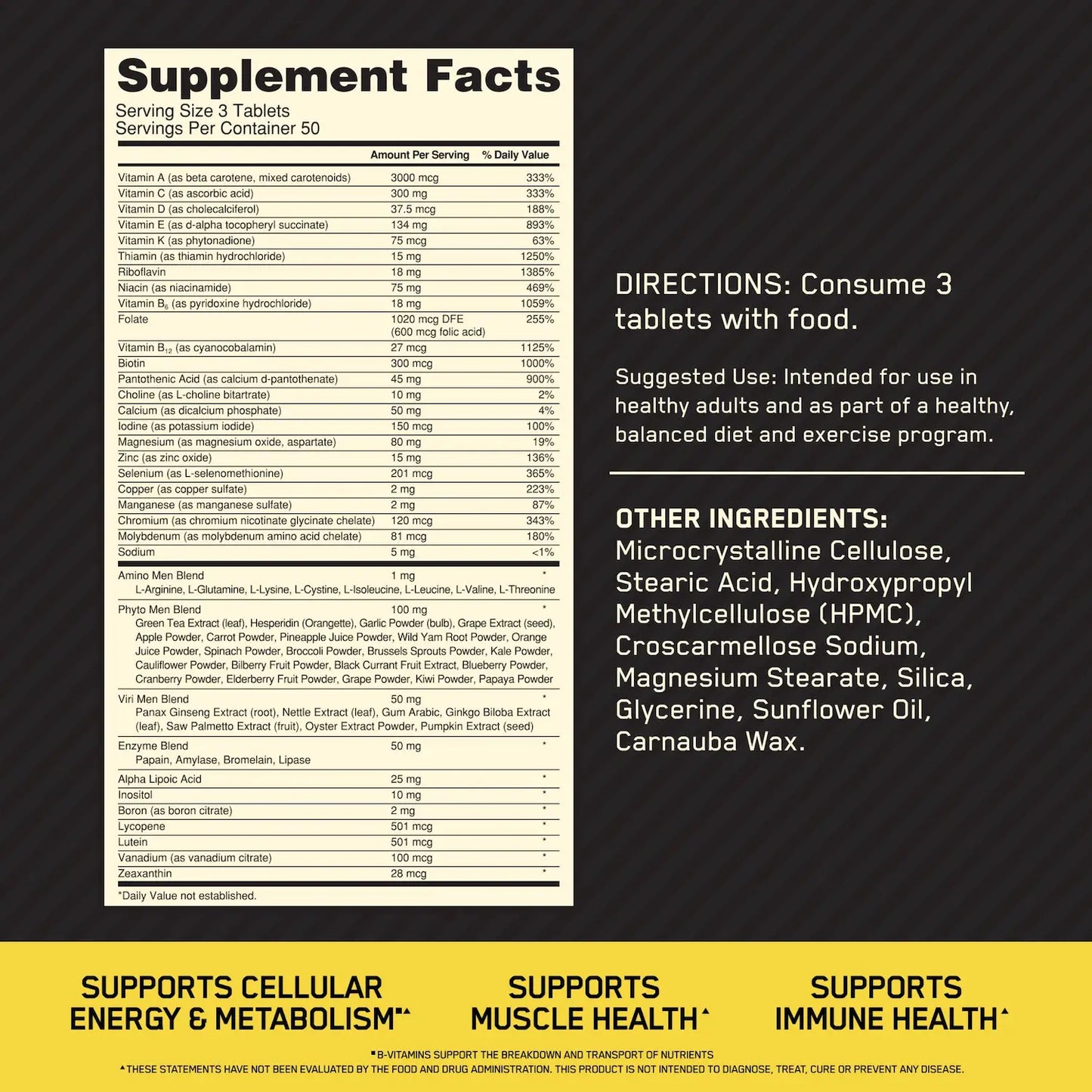 Opti Men Optimum Nutrition