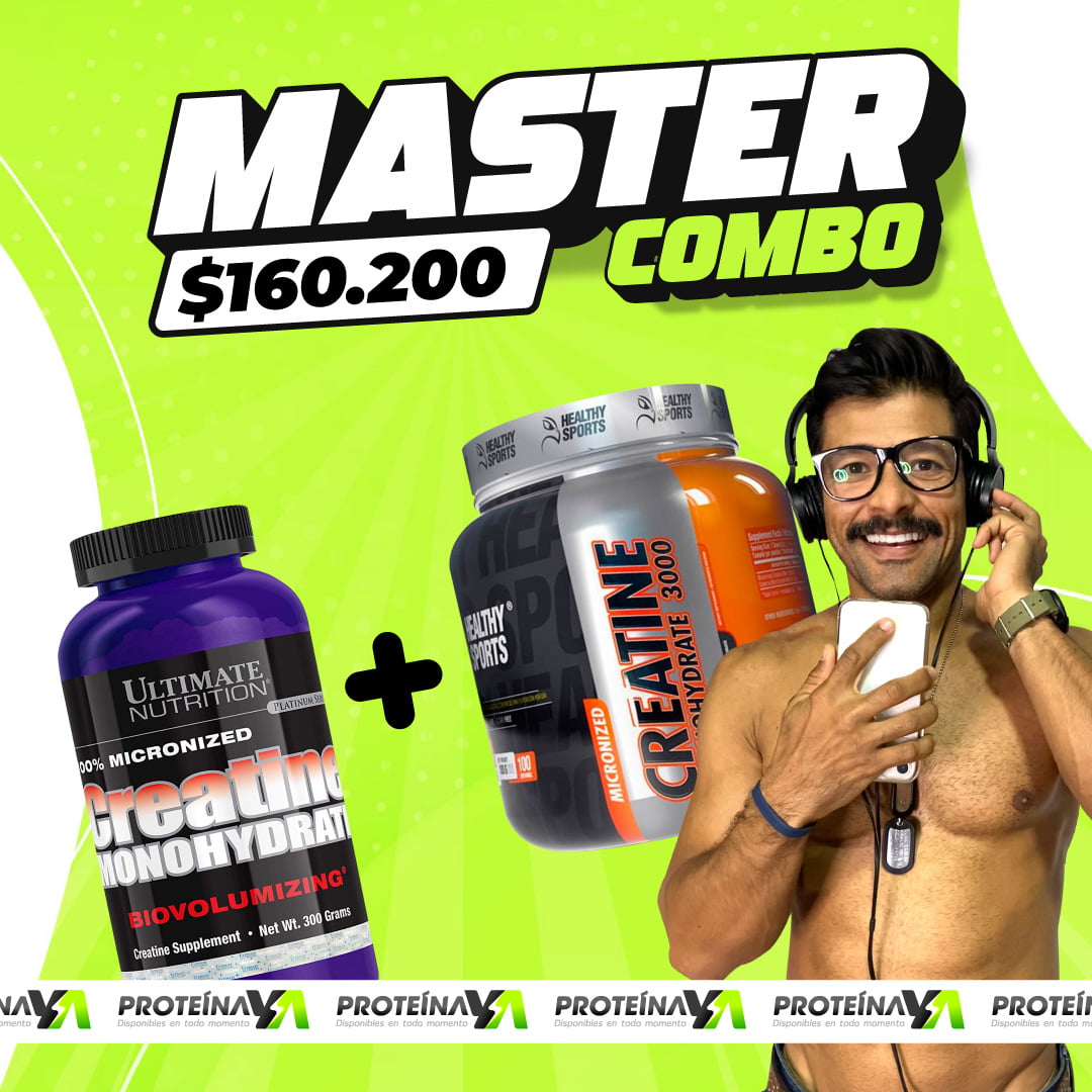2 Unid Creatine Monohydrate 300 gr