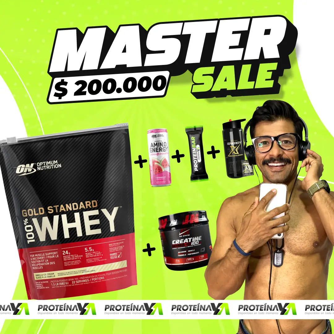 Gold Standard Whey 1.5 lb + Creatine Iron 500 gr + Obsequios