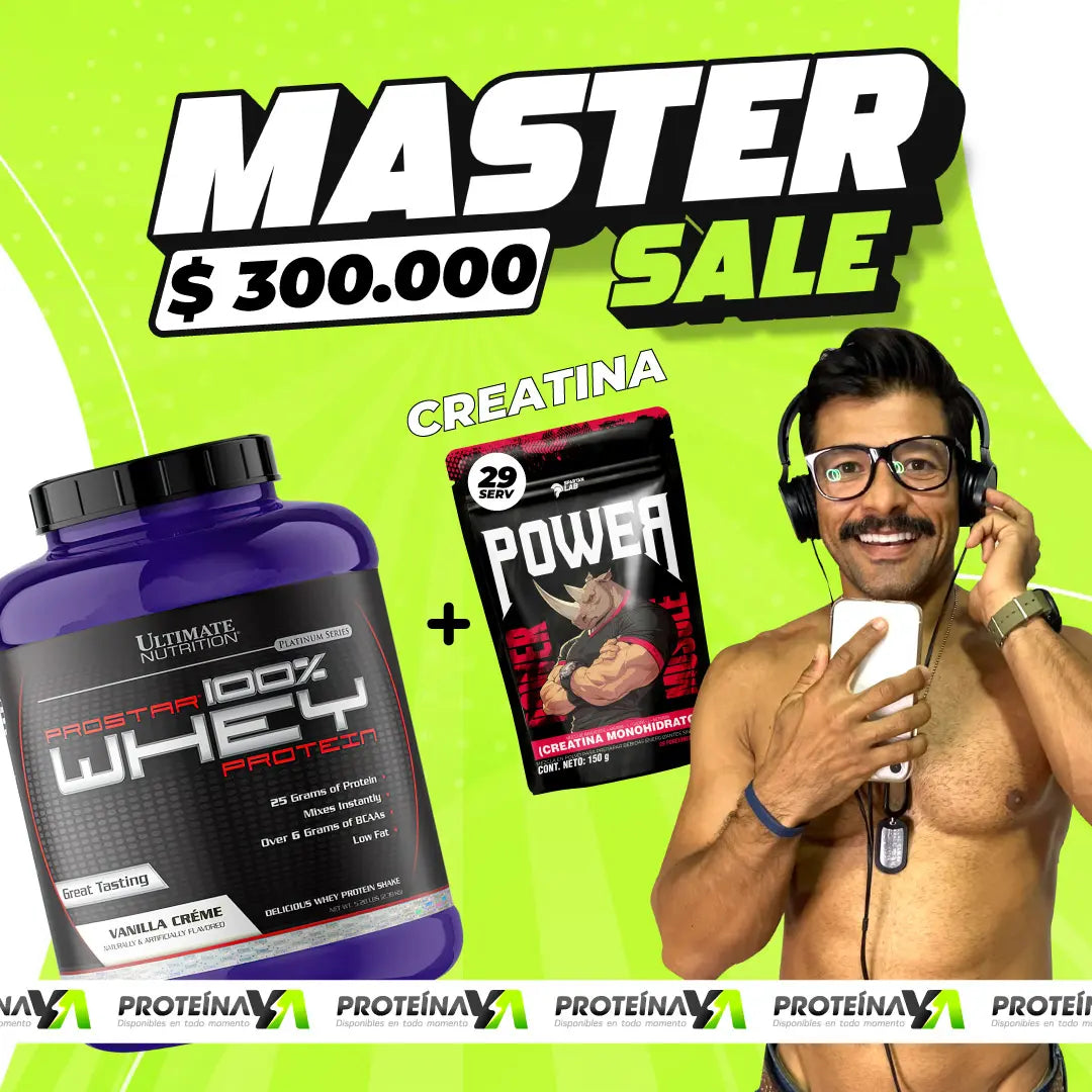 Prostar Whey 5 LB + Creatina Power 150 g (gratis)
