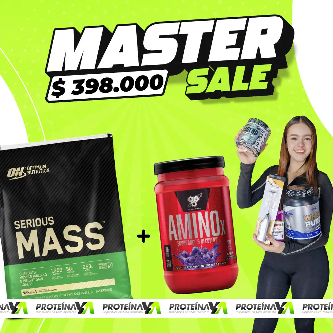 Serious Mass 12 LB + Amino X 30 Serv
