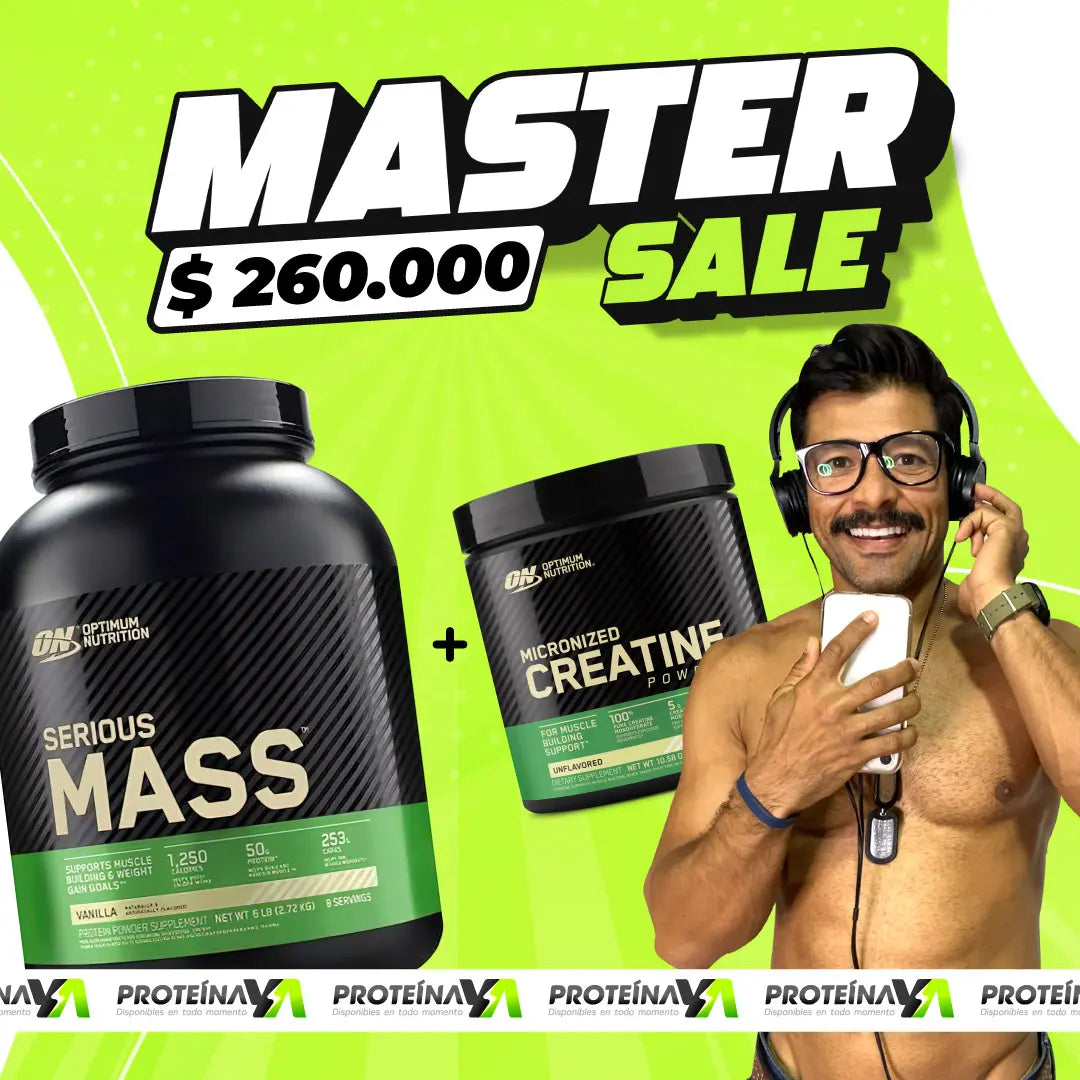 Serious Mass 6 LB + Creatine ON 60 Serv