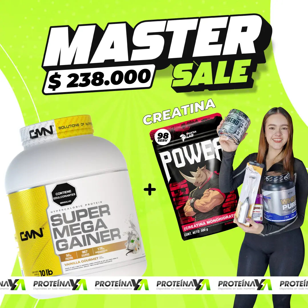 Super Mega Gainer 10 lb + Creatina Power 500 g (gratis)