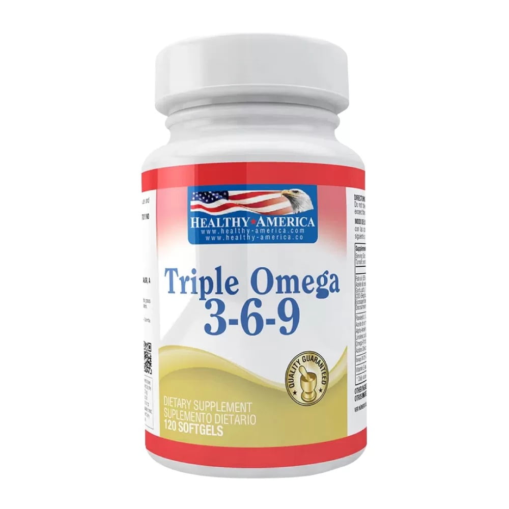 Triple Omega 3-6-9 Healthy America - Proteína YA