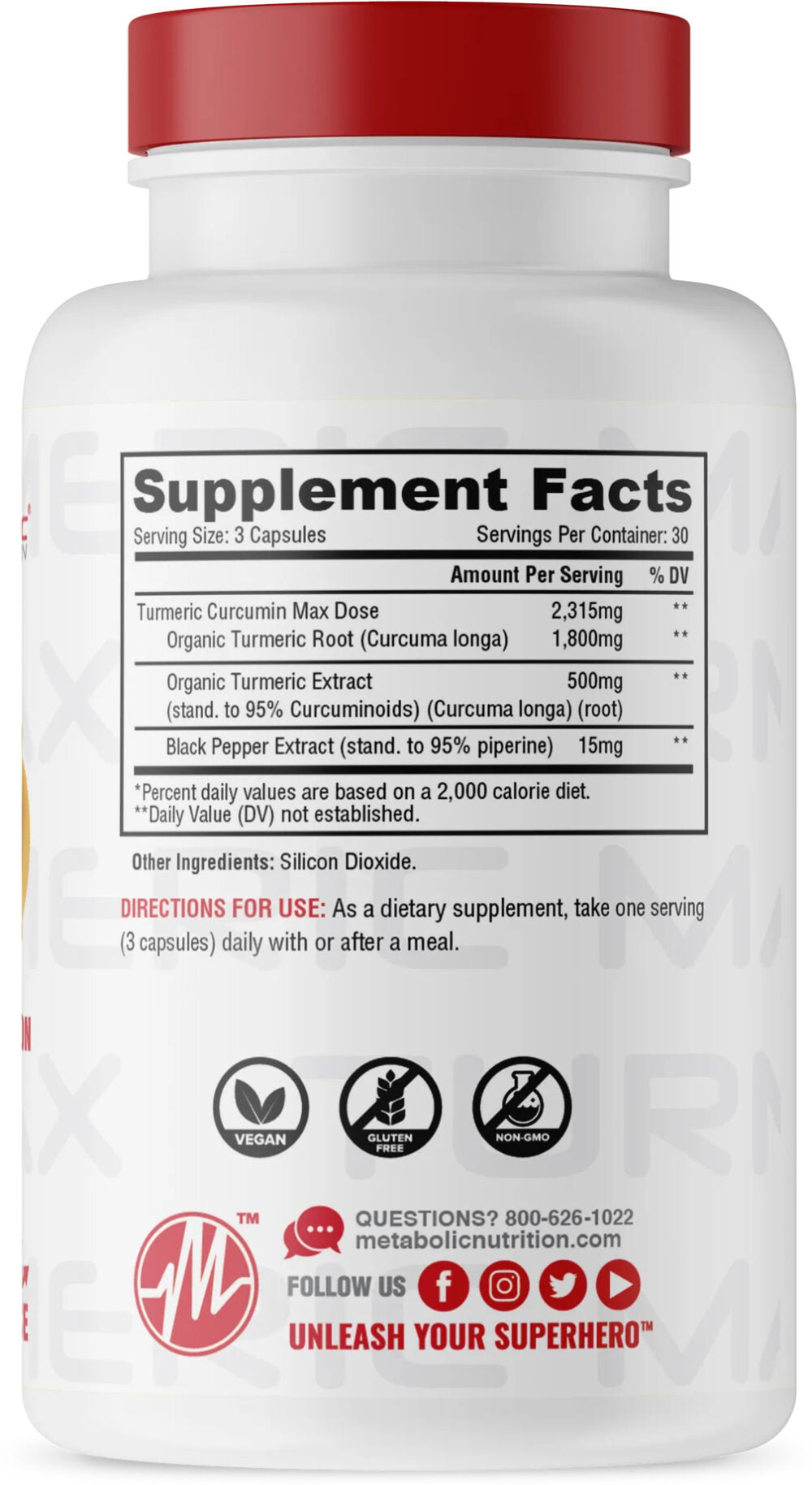 Turmeric Max Metabolic - Proteina YA