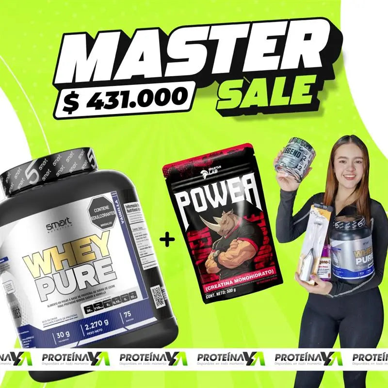Whey Pure 5 LB + Creatina 500 g (gratis)