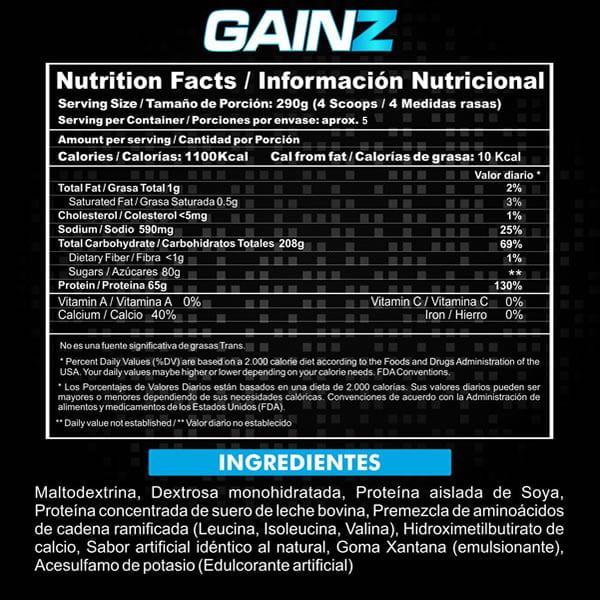 Gainz Megaplex - Proteína YA