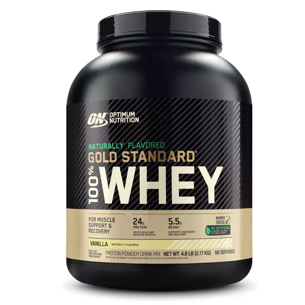 Gold Standard 100% Whey Naturally Flavored Optimum Nutrition - Proteína YA