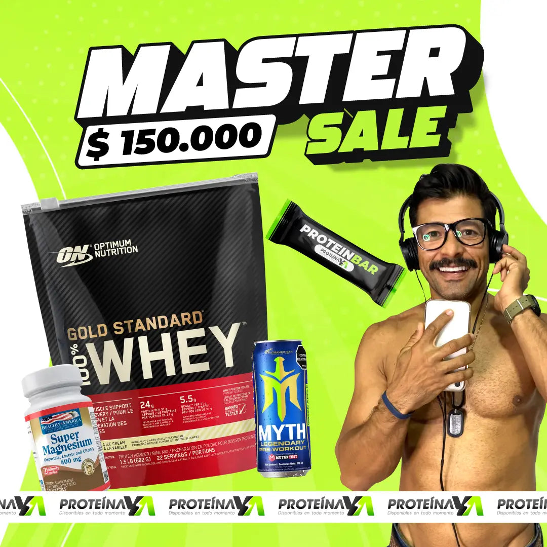 Gold Standard 22 serv + Super Magnesium 100 caps + Myth Lata + Barra de proteína