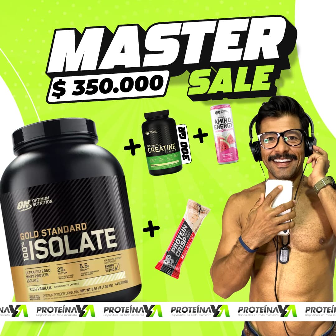 Gold Standard Isolate 3 lb + Creatine ON 60 Serv + Obsequios