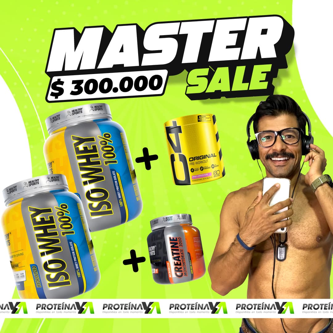 2 unid Iso Whey 15 serv + C4 Original 60 serv + Creatine Healthy 300 gr
