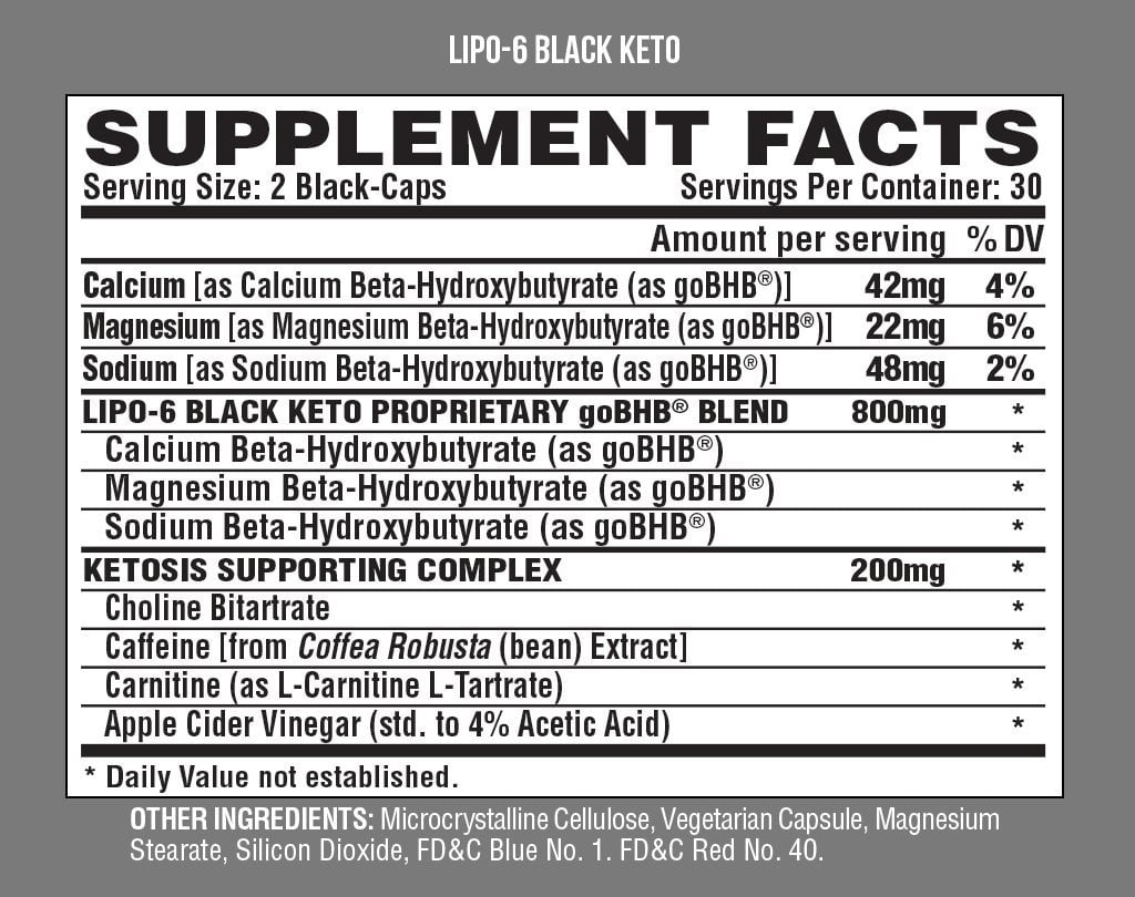 Lipo 6 Black Keto Nutrex - Proteína YA