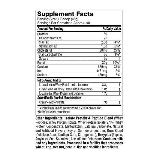 Nitrotech Whey Protein Muscletech - Proteína YA