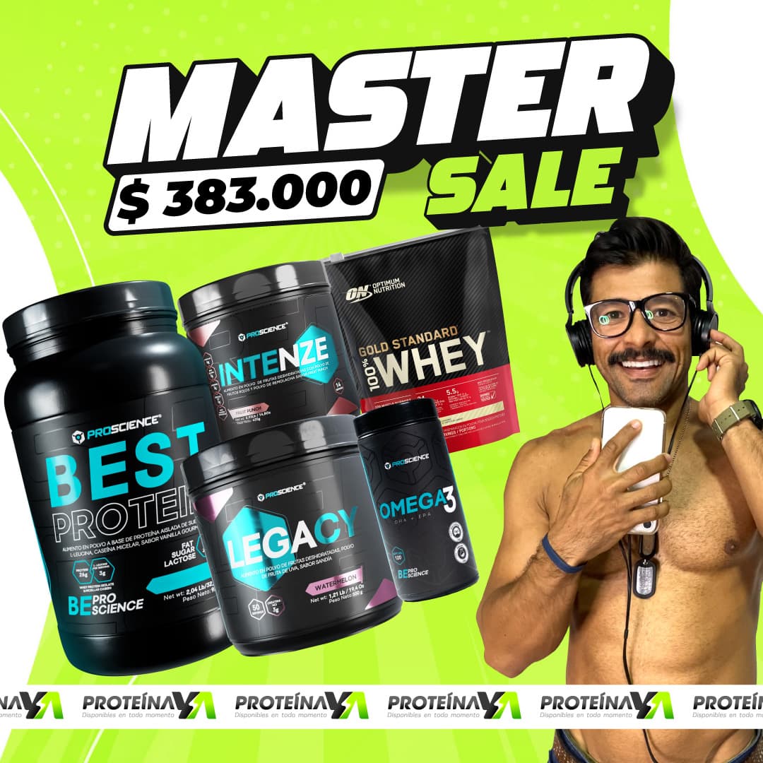 Best Protein 2 lb + Gold Standard 22 serv + Intenze 14 serv + Legacy 50 serv + Obsequio