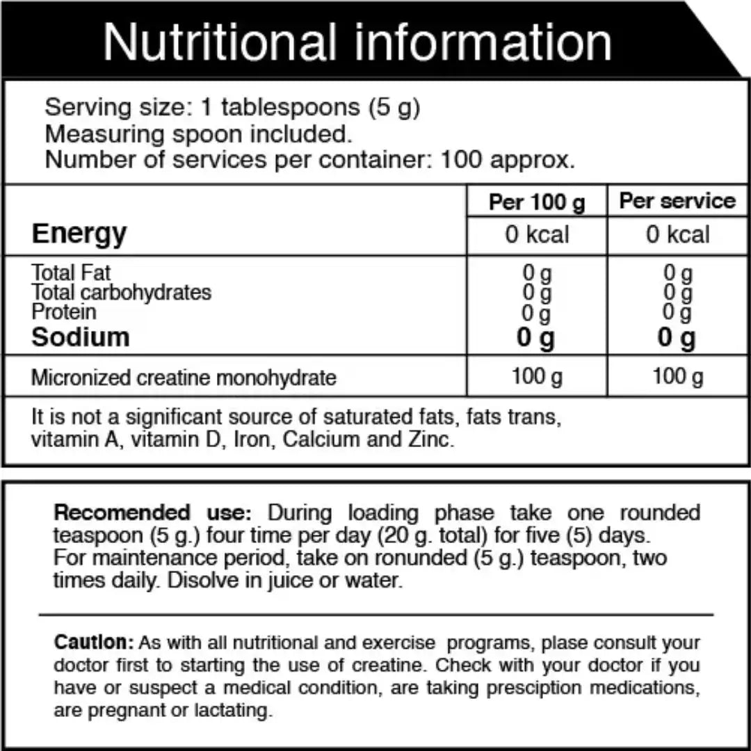 Creatine Iron Smart Nutrition - Proteína YA