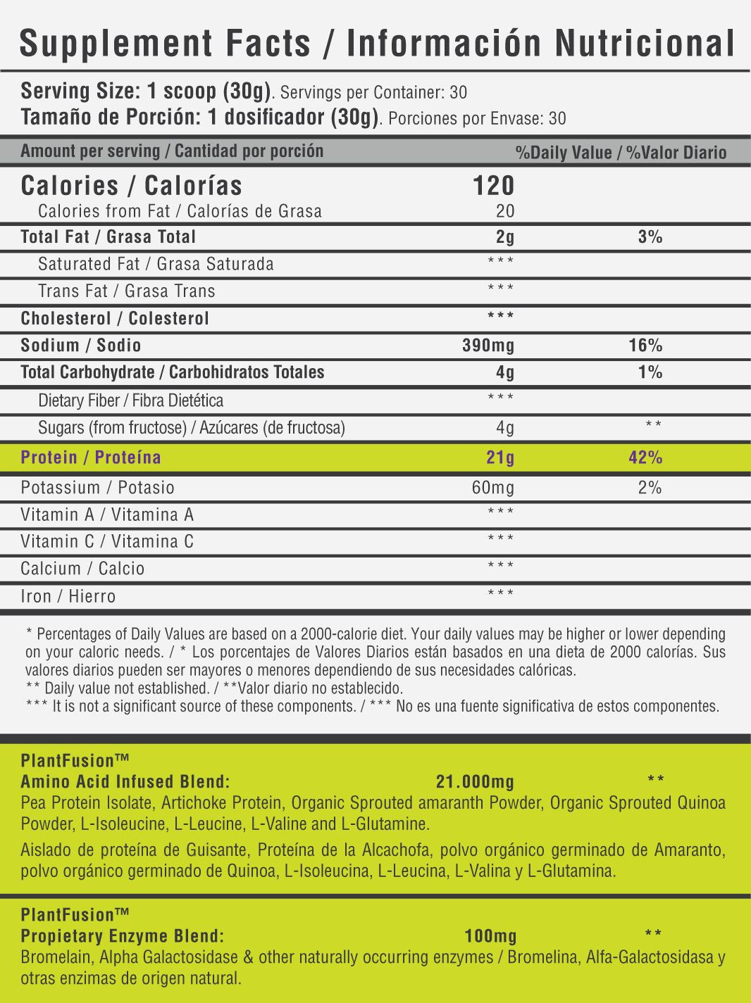 Vegan Protein Healthy Sports - Proteína YA