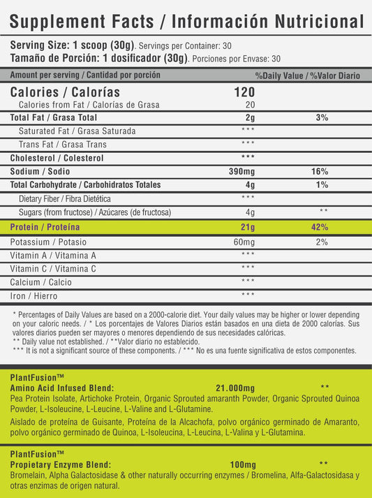 Vegan Protein Healthy Sports - Proteína YA