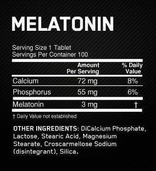 Melatonin Optimum Nutrition - Proteína YA