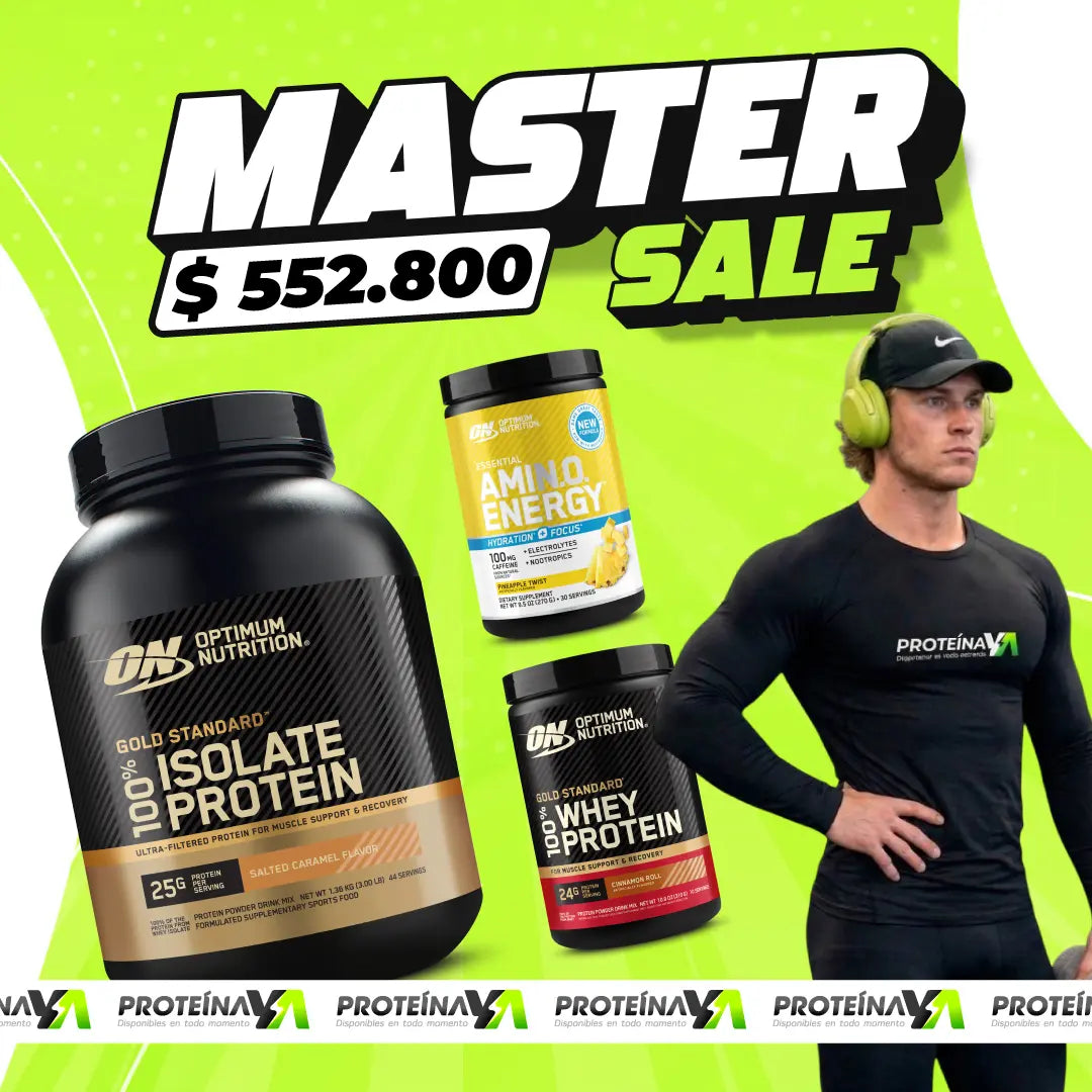 1 und Isolate 3 LB + 1 und Amino Energy Hydration 30 Serv (40% OFF) + 1 und Gold Standard 10 Serv (40% OFF)