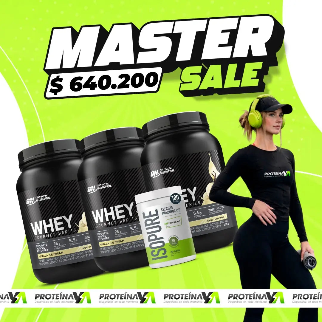 3 und Whey Gourmet 2 LB + Creatine Isopure 100 Serv