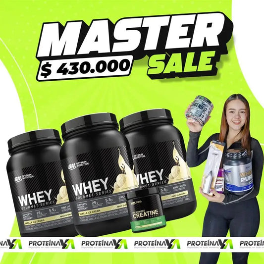 3 und Whey Gourmet 2 LB + Creatine ON 60 Serv