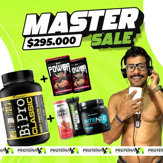 Bipro 2 lb + Creatina Power 500 y 150 g + Intenze 30 serv + Obsequios