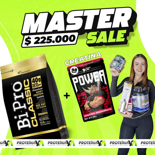 Bipro 3 lb + Creatina Power 500 g (gratis)