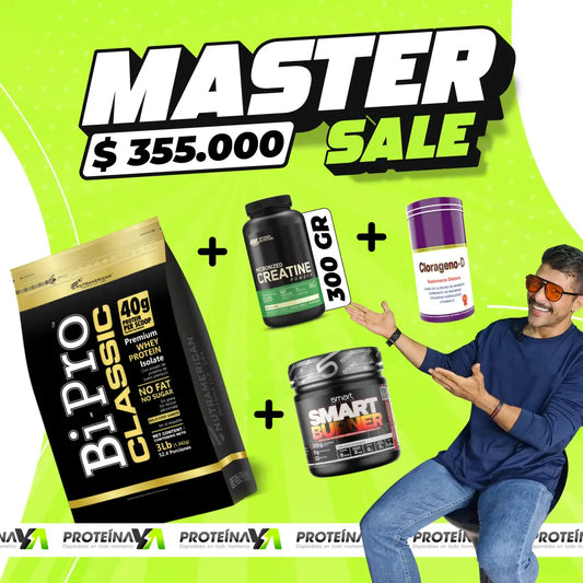 Bipro 3 lb + Creatine ON 60 Serv + Clorágeno-D + Smart Burner 200 gr