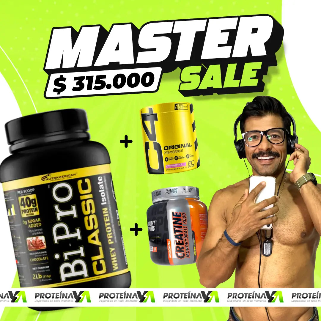 Bipro 2 lb + C4 Original 60 serv + Creatine Healthy 300 gr