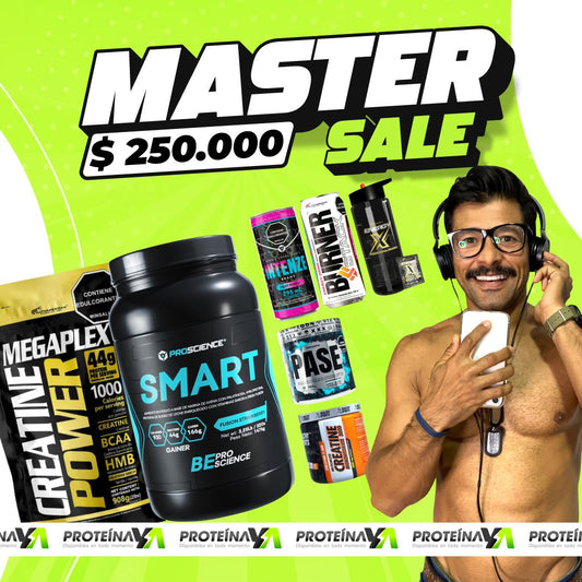 Smart 3 lb + Megaplex 2 lb+ creatine Healthy 150 gr + Pase 30 serv + Obsequios