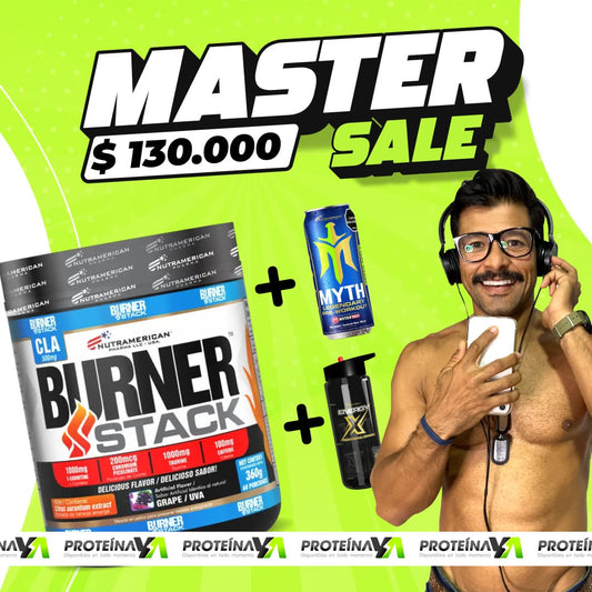 Burner Stack 60 serv + Burner Stack Lata + Energy X 25 serv