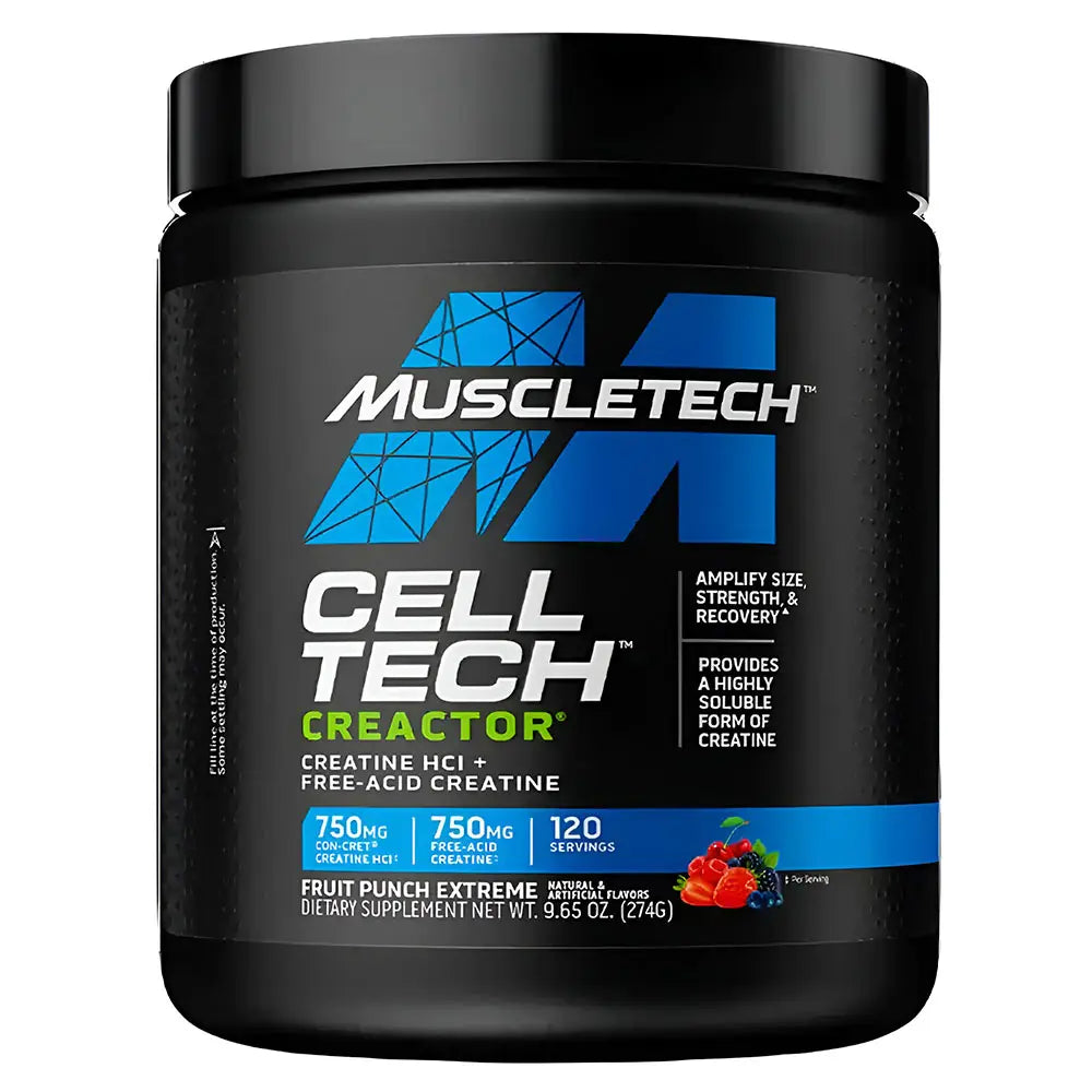 Celltech Celltech Creactor Muscletech - Creatina pura para máximo Rendimiento ...