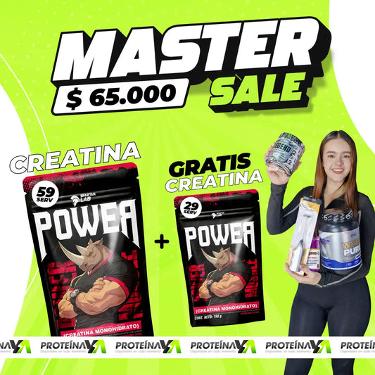 Creatina Power 300 g + Creatina Power 150 g (gratis)