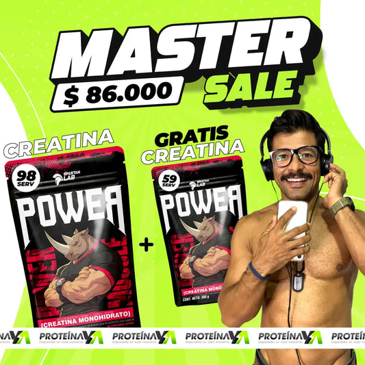 Creatina Power 500 g + Creatina Power 300 g (gratis)