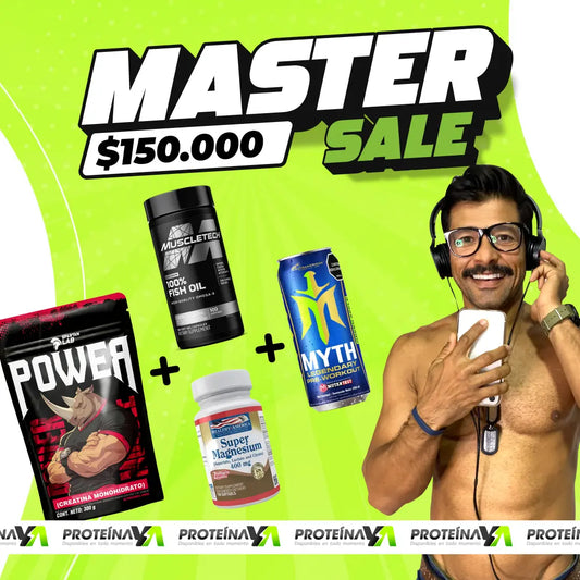 Creatina Power 300 g + Omega 3 + Super Magnesium + Lata bebida