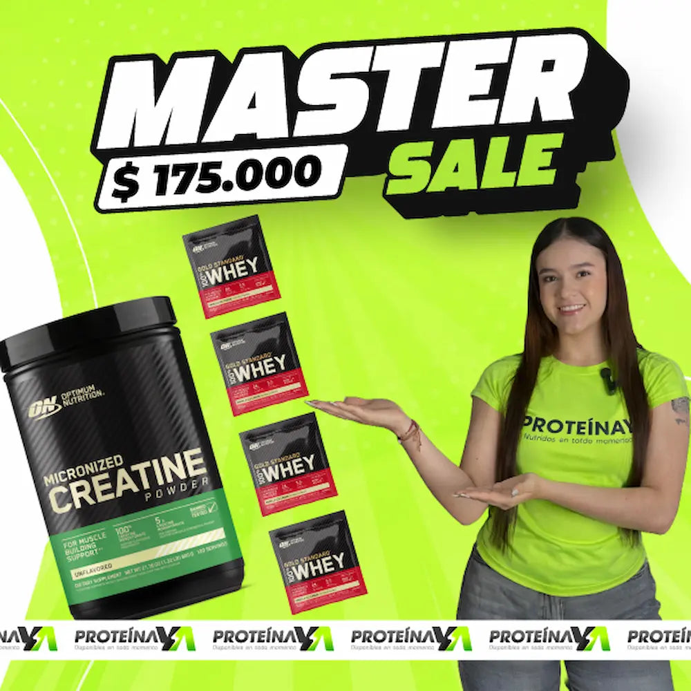 Creatine ON 120 Serv + barras de proteína (gratis)