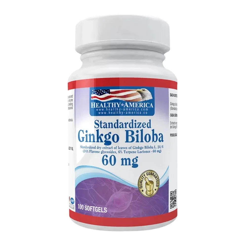 Ginkgo Biloba Healthy America - Proteína YA